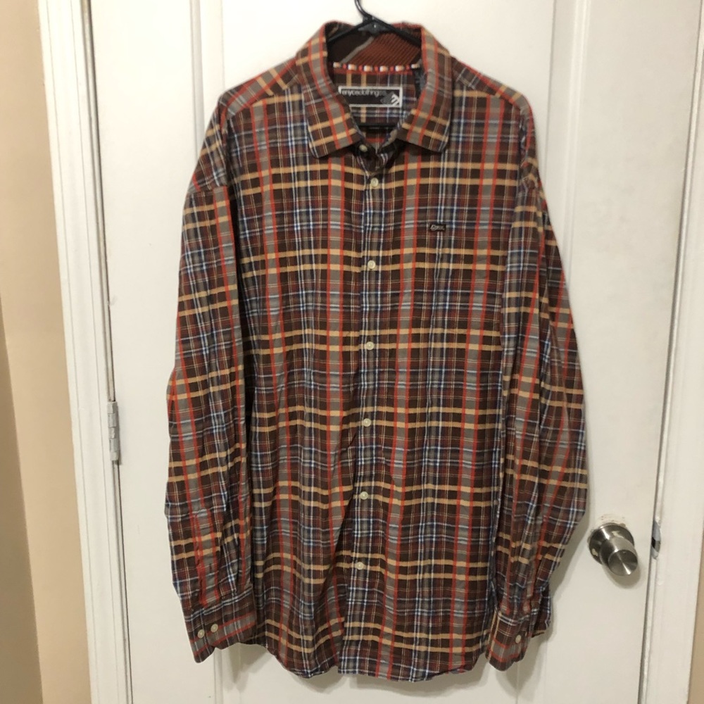 Enyce plaid button down long sleeve